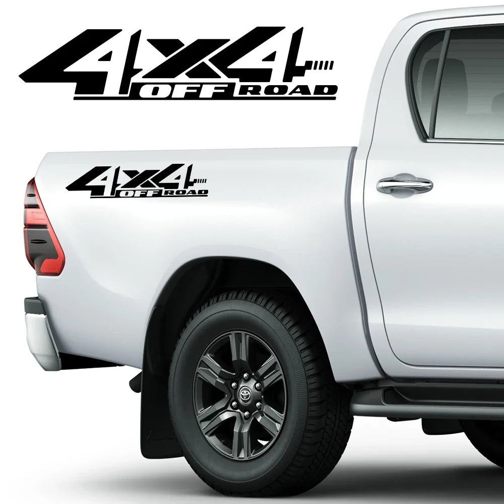 Car 4x4 Off Road Sticker Pickup Truck Vinyl Decor Decal For Isuzu Dmax Ford Ranger F150 Toyota Hilux GMC Sierra Canyon Dodge RAM