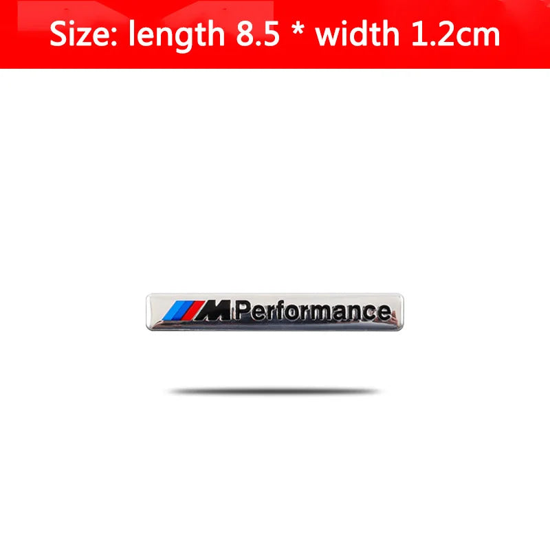 3D Aluminum Car Styling Sticker Body Trunk Decoration Decal Emblem For BMW M Sports Performance E46 E90 E60 F20 X1 X2 X3 F10 F30