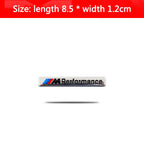 3D Aluminum Car Styling Sticker Body Trunk Decoration Decal Emblem For BMW M Sports Performance E46 E90 E60 F20 X1 X2 X3 F10 F30
