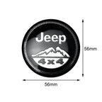 4pcs Car Styling Wheel Center Hub Caps Tire center Covers Hubcap For Jeep Grand Cherokee Wrangler JK Gladiator Compass Renegade