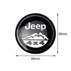4pcs Car Styling Wheel Center Hub Caps Tire center Covers Hubcap For Jeep Grand Cherokee Wrangler JK Gladiator Compass Renegade