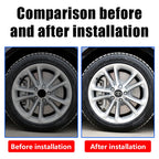 4Pcs Car Wheel Center Hub Caps Emblem Badge Rim Dust Cover For Toyota Corolla Camry Highlander Yaris Prius CHR Auto Accessories