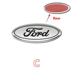 Aluminum Badge 5.8cm Car Steering Wheel Emblem Decals For Focus 2 Mk3 F150 Mondeo Fusion Ranger Escort Explorer Kuga Taurus