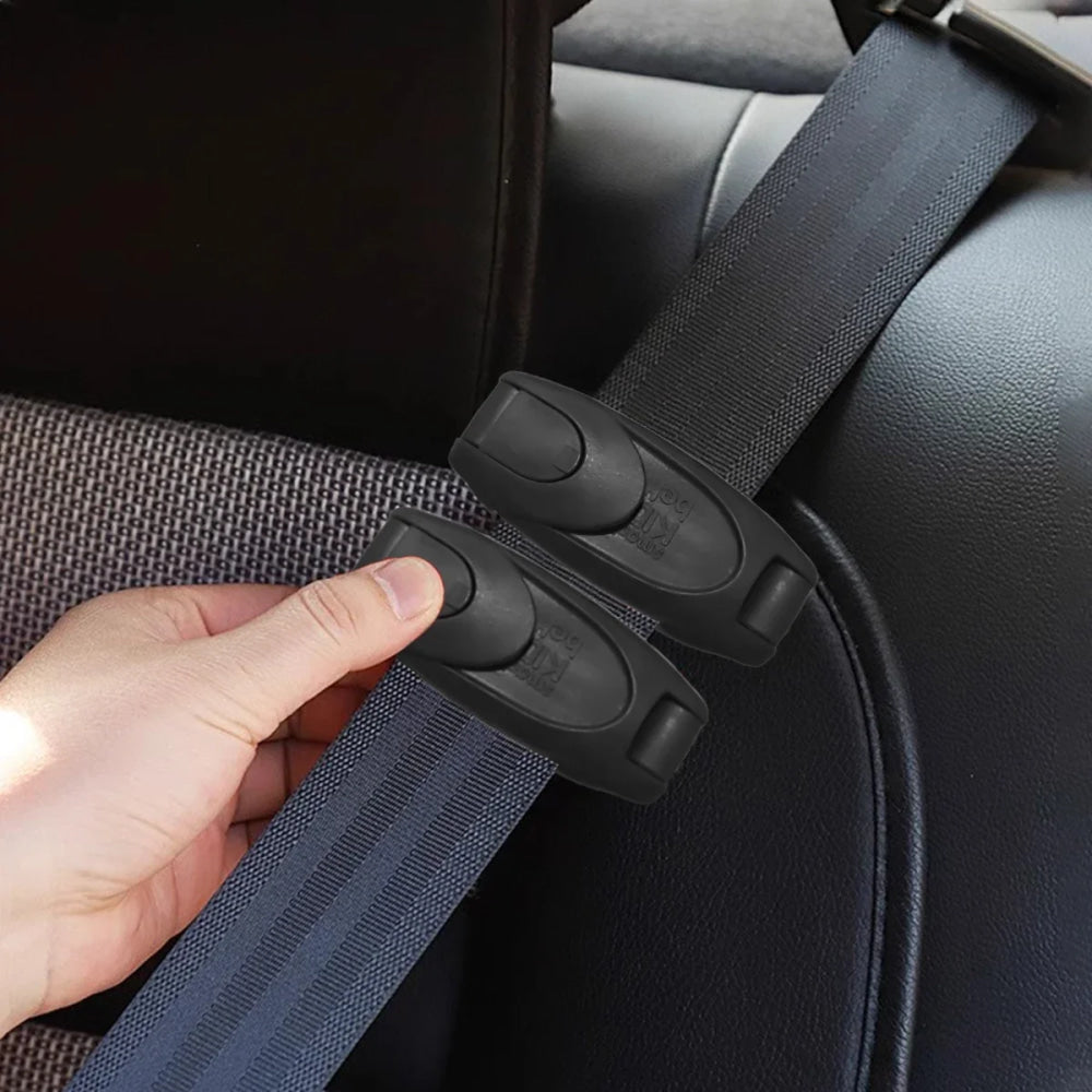 1/4pcs Car Seat Belt Buckle Clip Seatbelt Stopper Adjuster Clip To Relax Shoulder Neck Car Strap Clips Car Accessories