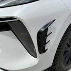 Pair Multipurpose Carbon Fibre Car Shark Gills Emulation Vent Side Air Inlet Hood Decoration Vehicle air outlet Car Body Sticker
