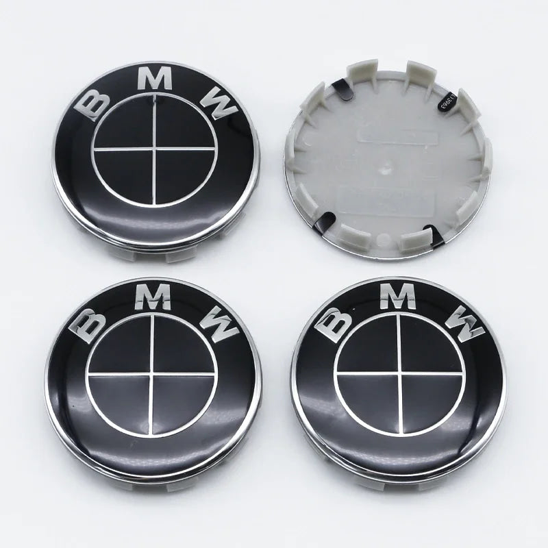 4Pcs 56MM 68MM Car Wheel Center Cap  Hub Covers For BMW M Logo E84 E83  X1 X2 X3 F48 G01 X4 X5 X6 Badge Auto Tuning Accessories