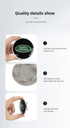 4Pcs 62MM Car Styling Wheel Center Cap Hub Replaced Covers For Land Rover Range Rover Evoque Velar Defender Discovery Freel