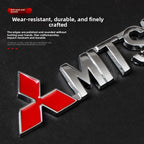 For Mitsubishi Outlander Eclipse Pajero Lancer EVO ASX Triton Attrage Ralliart Delica Car Metal Logo Badge Emblem Sticker