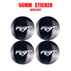 4PCS 56/60mm Car Wheel Hub Caps Badge Covers Auto Accessories For Ford Focus Fiesta Mustang Mondeo Smax Ranger Kuga ST Shelby