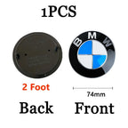 74mm 82mm Car Hood Front Badge Tail Trunk Emblem Replacement Sticker for Bmw F20 F30 G20 f31 F34 F10 G30 F11 X3 F25 X4 I3 M3 M4