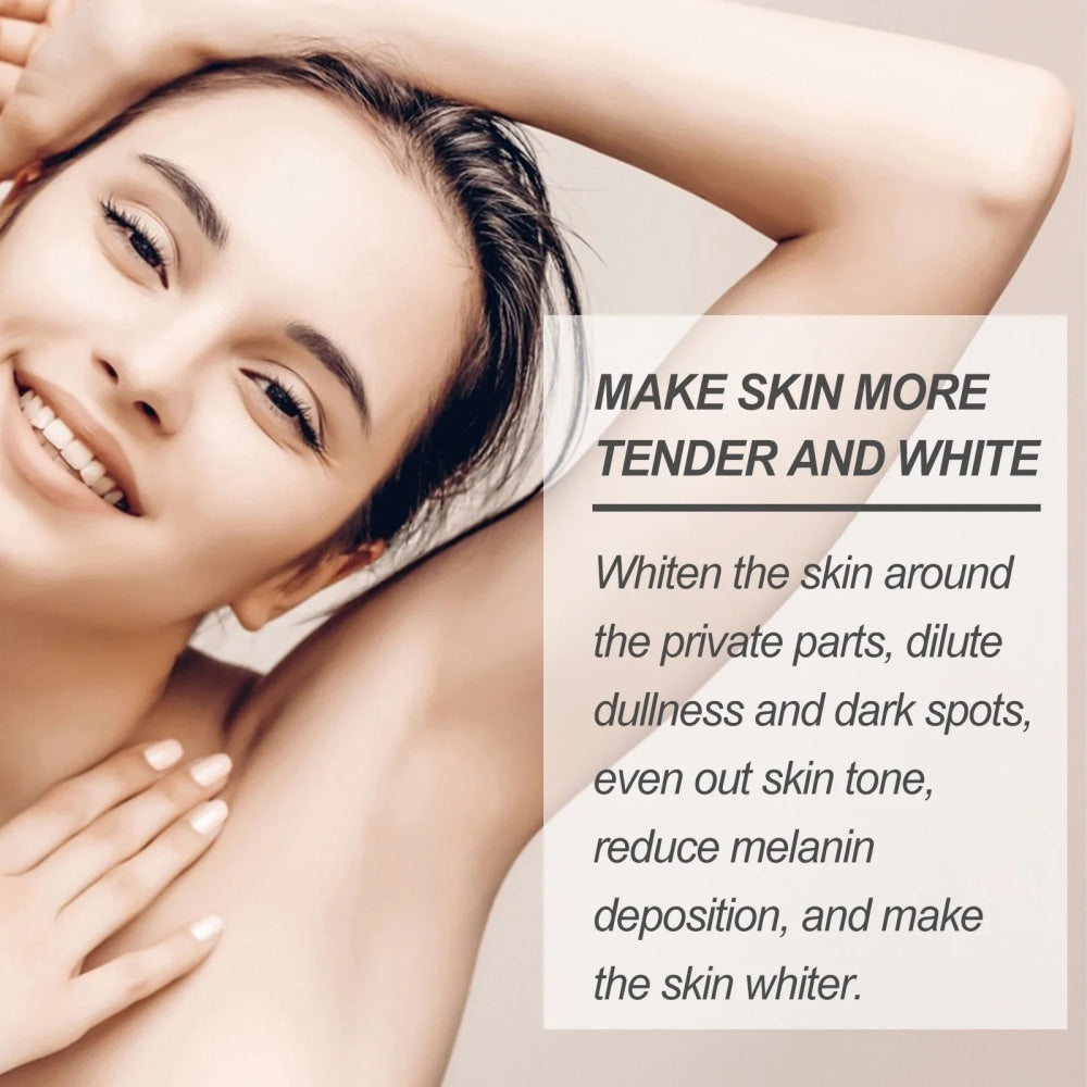 Body Snow Bleach Cream Nicotinamide Brighten Private Parts Underarm Bleaching Armpit Elbow Knees Joint Removal Dark Spot Melanin