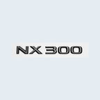 Glossy Black ABS Letters NX200 NX300 NX200t NX300h HYBRID Emblem For Lexus Car Trunk Logo Sticker Badge Accessories