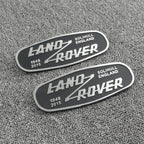 3D Metal Car Front Grille Emblem for Land Rover SOLIHULL ENGLAND Logo Sticker Defender 2015 Auto Badge Decoration Accessories