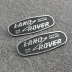 3D Metal Car Front Grille Emblem for Land Rover SOLIHULL ENGLAND Logo Sticker Defender 2015 Auto Badge Decoration Accessories