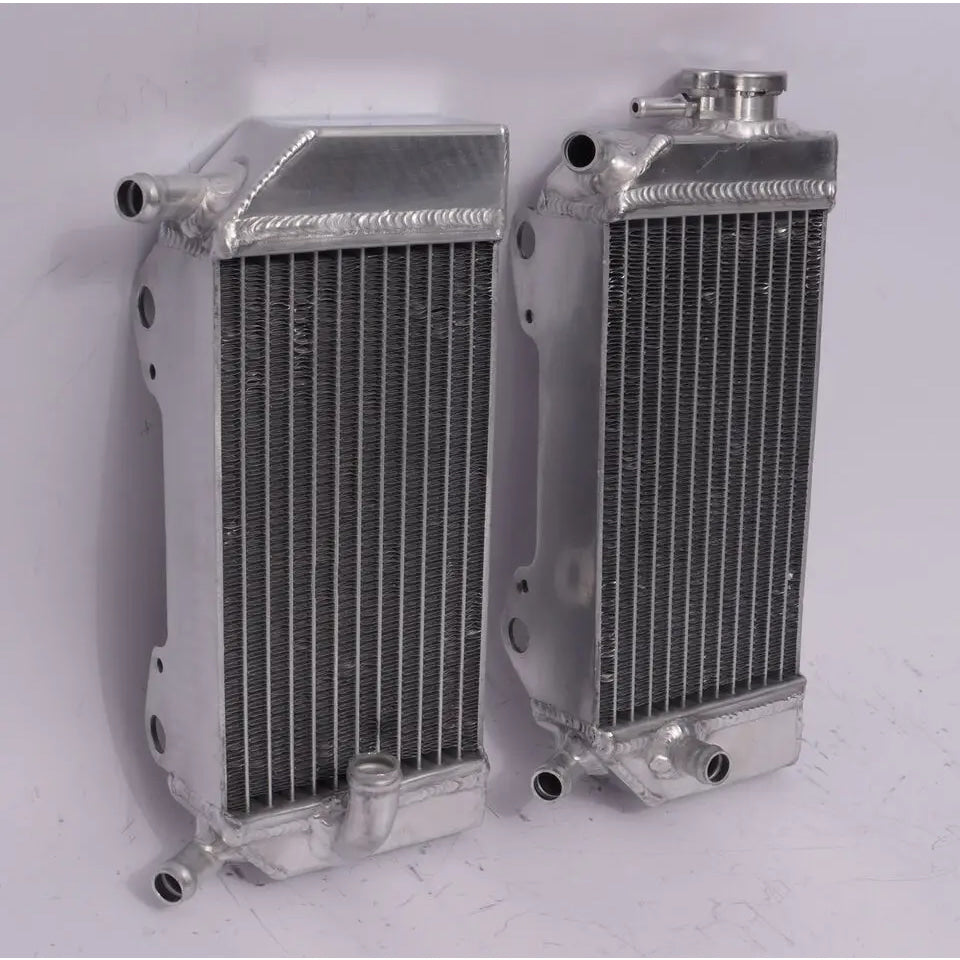 NEW L+R Aluminum Radiator For 04-2017 Honda CRF250X CRF 250 X Cooler 2004 2005 2006 2007 2008 2009 2010 2011 2012 2013 2014 2015