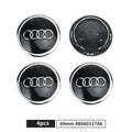 4pcs 69mm Car Styling Wheel Center Cap Hub Covers Badge For Audi A3 A4 A5 A6 A7 A8 S4 S6 A4L A6L 4B0601170A Auto Accessories