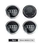 4pcs 69mm Car Styling Wheel Center Cap Hub Covers Badge For Audi A3 A4 A5 A6 A7 A8 S4 S6 A4L A6L 4B0601170A Auto Accessories
