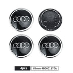 4pcs 69mm Car Styling Wheel Center Cap Hub Covers Badge For Audi A3 A4 A5 A6 A7 A8 S4 S6 A4L A6L 4B0601170A Auto Accessories