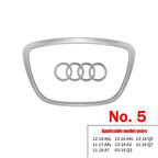 Car Styling Steering Wheel Center Logo Cover Replacement Trim Accessories For Audi Sline TT A3 A5 A7 Q3 Q5 Q7 Q8 A4L A6L A8L Q5L
