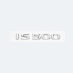 QA 3D ABS For Lexus Car Trunk Logo Letters IS200 IS250 IS300 IS350 IS300h IS200t HYBRID Chrome Glossy Black Emblem Badge Sticker