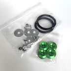 Multiple colors Universal Front Rear Bumper Trunk Quick Release Fastener Kit with Release Tabs and O-Ring For Racing Drifting