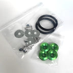 Multiple colors Universal Front Rear Bumper Trunk Quick Release Fastener Kit with Release Tabs and O-Ring For Racing Drifting