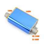 24mm Muffler Noise Reducer S Curved Air Diesel Parking Heater Exhaust Pipe Aluminum Alloy Small Size For Car Truck Camper VAN
