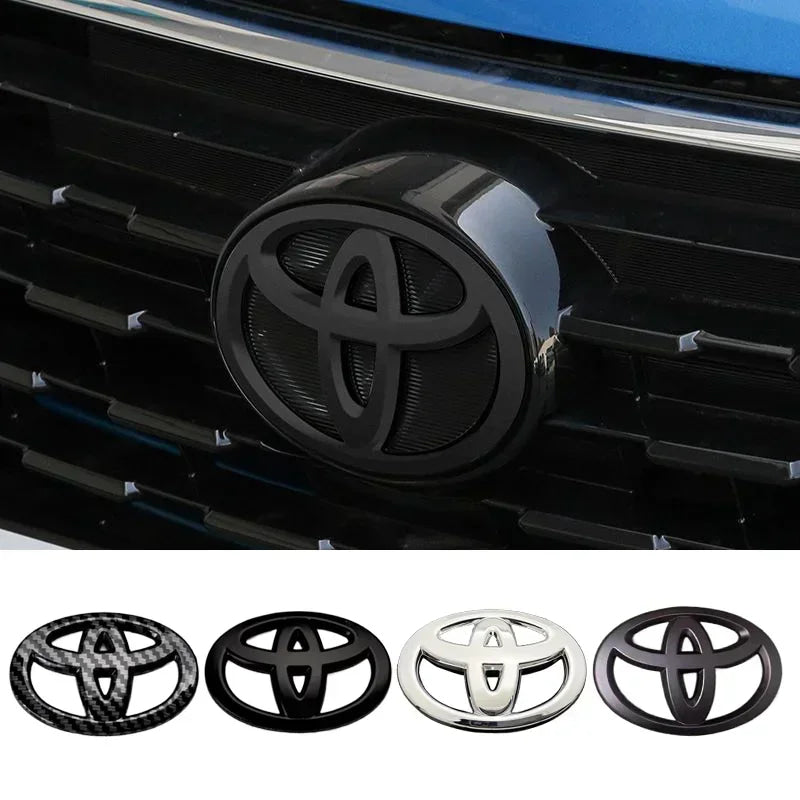 For Toyota RAV4 Camry Corolla Levin Yaris Reiz Vios Highlander CHR prius aygo hrv ABS Car front grille trunk suitcase Logo