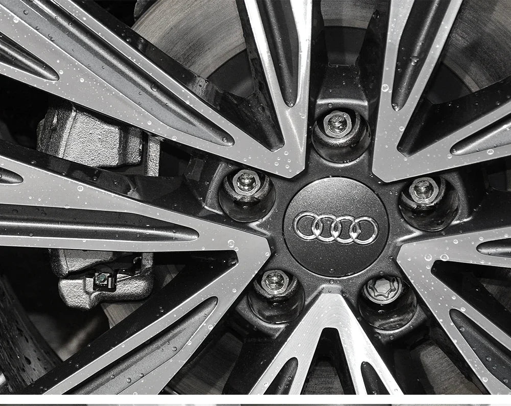 4pcs 60/61/68/69mm Car Wheel Center Hub Cap Rim Cover Car Goods For Audi B7 B5 B6 B8 B9 8P A3 A4 A5 A6 A7 A8 Q3 Q5 Q7 Q8 A1 8V