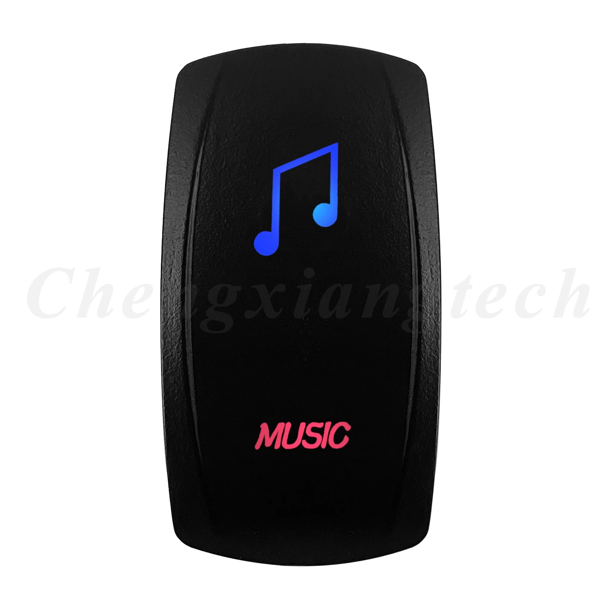 Waterproof 5 Pins SPST On/Off Rocker Switch Blue & Red Led 20A/12V 10A/24V Toggle Switch GPS for Cars,Trucks, RVs, Boats