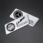 3D Aluminum Car Side Body Trunk Emblem Decoration Sticker For Mercedes Benz AMG Class GLK GLA CLA GLB W108 W447 W204 W205 Fortwo