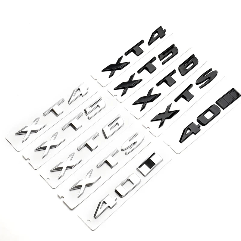 ATSL CT4 56 XTS AWD 25T 40T emblem mark car stickers for Cadillac XT4/5/6 rear tail 28T displacement refit labeling decals