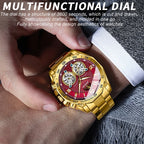 BINBOND Luxury Men Quartz Watches Fashion Concept Decorative Dial Casual Military Sports Wristwatch Waterproof Men's Clock