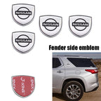 1pcs new metal 3D Car Fender side logo Car door Emblem Rear emblem car window sticker styling Accessories For Nissan nismo