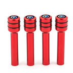 4Pcs Aluminum Alloy Car Door Lock Pins Security Rod Knob Cover For BMW M 50th Anniversary M5 E46 E90 F10 E39 E36 F20 E87 G30 E92