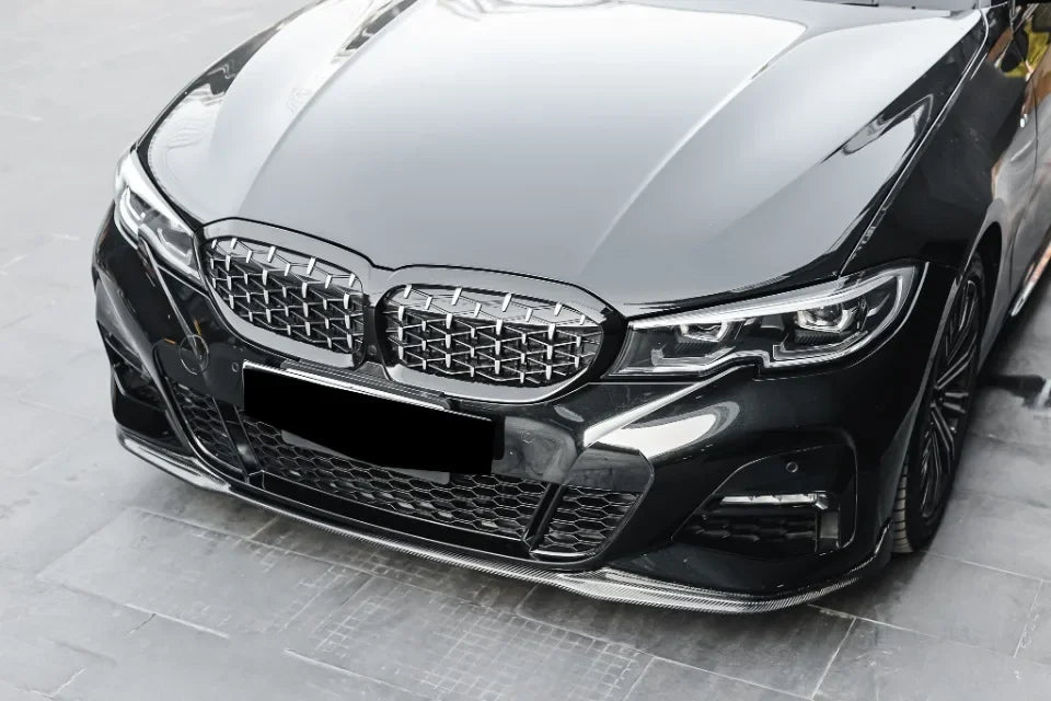 XVIP For BMW G20 3-Series G20 G21 G28 2019-2023 Front Bumper Hood Kidney Racing Grilles Replacement Black Diamond Meteor Style