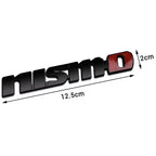 3D Metal Car Front Grille Emblem NISMO  Logo Decal For Nissan X-trail Qashqai Note Juke Sentra Patrol Car Styling Accessories