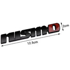 3D Metal Car Front Grille Emblem NISMO  Logo Decal For Nissan X-trail Qashqai Note Juke Sentra Patrol Car Styling Accessories