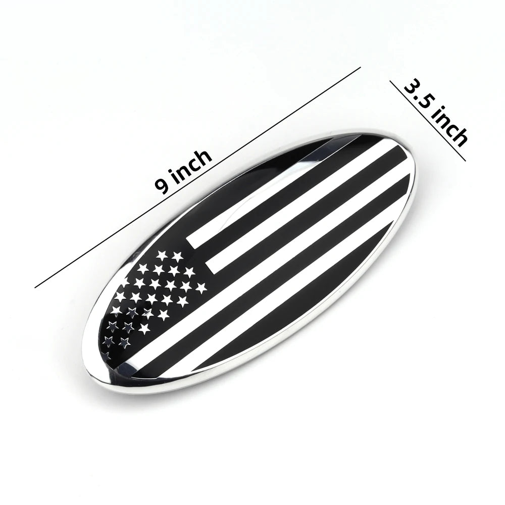 For Ford Front Grille Emblem Hood Badge Logo Sticker For Explorer Fiesta F150 F250 F350 Edge Ranger Expedtion Auto Accessories