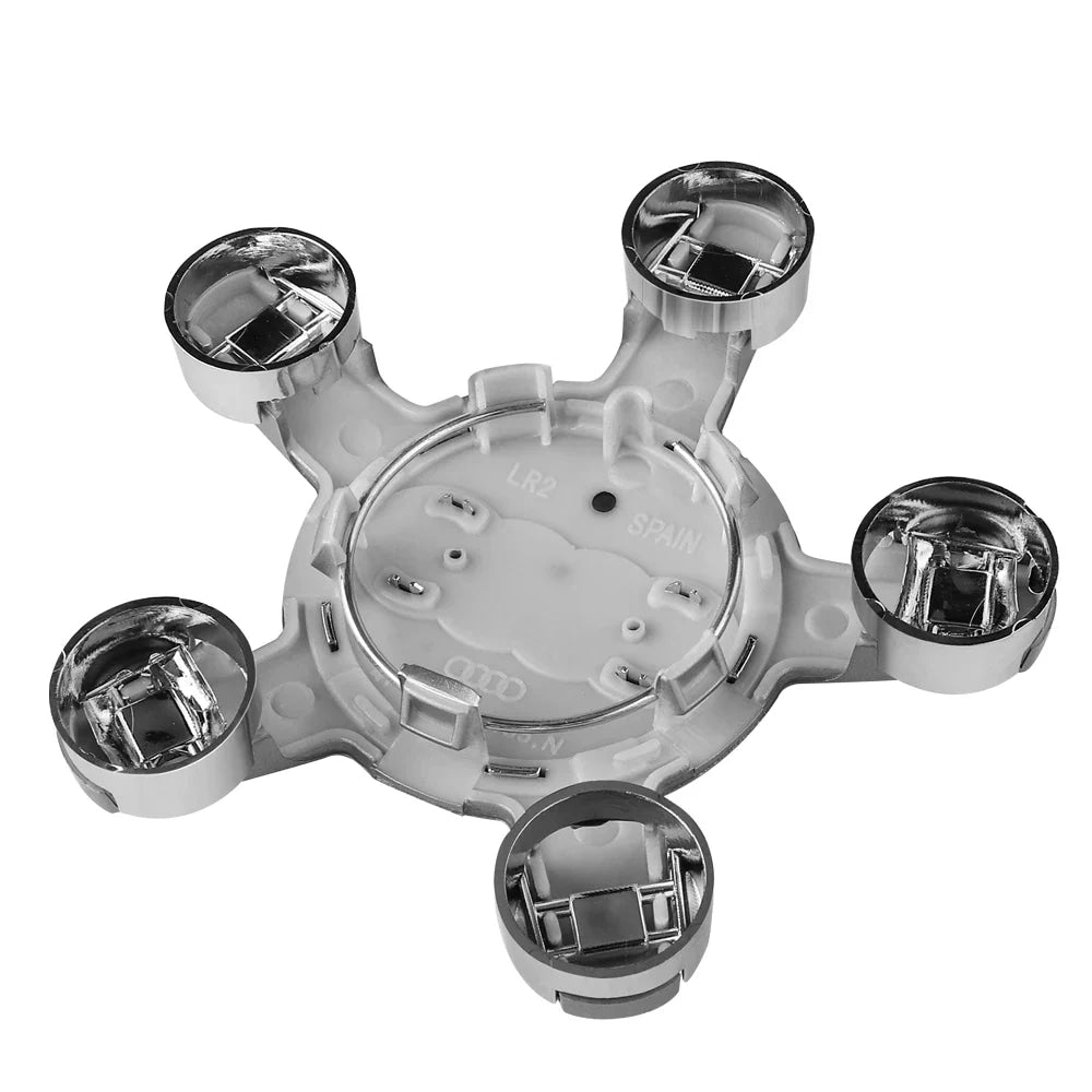 4PCS For Audi Sline TT A1 A2 A3 A4 A5 A6 A7 A8 8P B6 B7 B8 C5 C6 C7 Car Original Wheel Center Cap Hub Covers Badge Decal Sticker