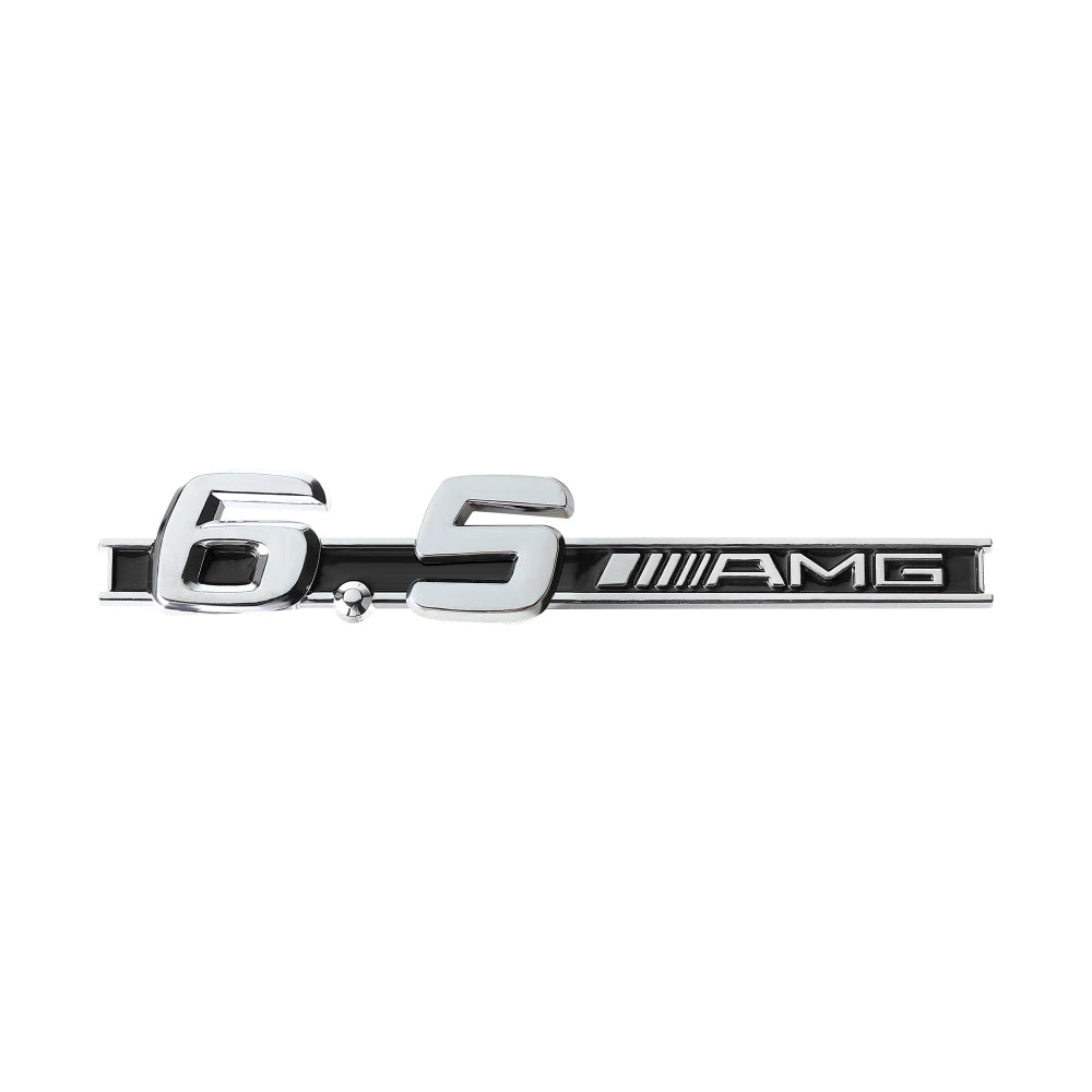 3D ABS Car Styling Logo 3.2 5.5 6.3 6.5 AMG Badge Fender Side Rear Trunk Sticker for Mercedes Benz A CLA GLC W108 W222 C180 W190