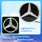 1pcsFor Mercedes Benz W204 B C GLK Class B180 B200 B250 C180 C200 C230 C250 C280 C300 C350Front Grille Mirror Star Badge Emblem