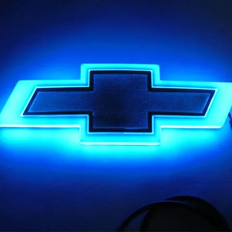LED Light Car Tail Trunk Emblem 17 X 5.5cm for Chevrolet Malibu Cruze Orlando Sail Captiva Equinox Trax Lacetti Cavalier Sticker