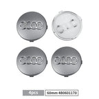4pcs 60/61/68/69mm Car Wheel Center Hub Cap Rim Cover Car Goods For Audi B7 B5 B6 B8 B9 8P A3 A4 A5 A6 A7 A8 Q3 Q5 Q7 Q8 A1 8V
