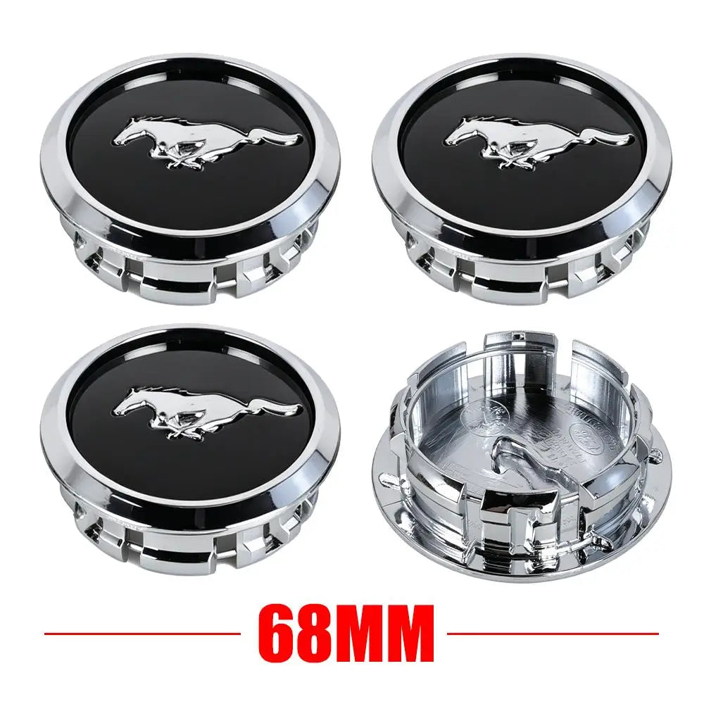4Pcs 68mm Original Car Wheel Center Hub Caps Covers Hubcap accessories For Ford Focus Mustang Fiesta Mondeo Kuga Transit Escape