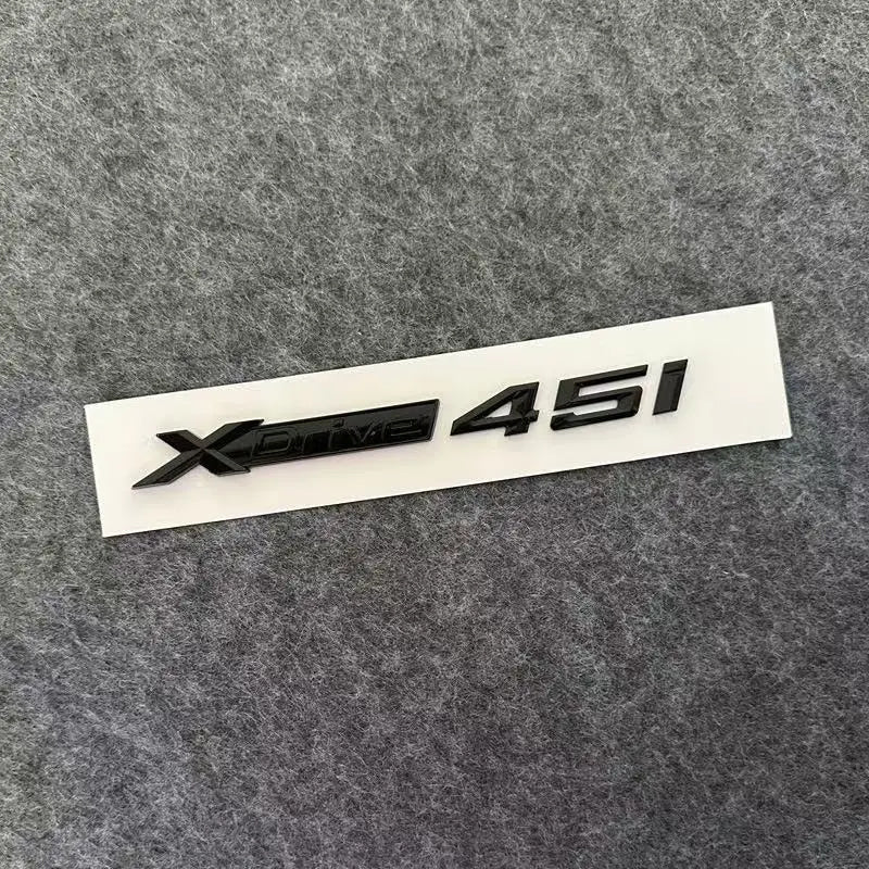 3D ABS Car Mudguard Trunk Emblem Sticker XDrive  20i 23i 25i 28i 30i 35i 40i 45i 48i 50i 55i Badge Decal Decor Fit for X3 X5