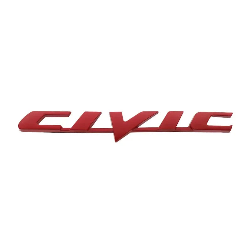 3D TYPER TYPE R for car Hood Fender trunk Rear Nameplate Decal Emblem Badge Sticker