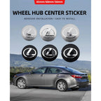 56mm 60mm 65mm Car Wheel Center Emblem Hub Caps Stickers For Lexus RX300 IS200 IS250 ES350 Ct200h UX250h NX300h RX350 ES300h LBX