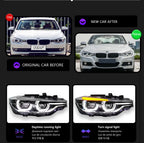 TYPY Dynamic Signal Head Lamp Automotive Accessories Upgrade Modified New LED For BMW 3 Series F30 Headlight 2012-2019