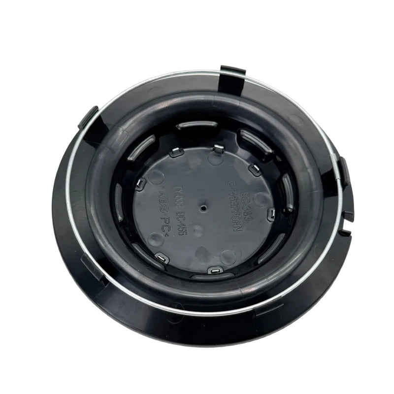 4PCS LOT Black Wheel Center Hub Cover Cap BC-383 BC383 Compatible with BC455 C-1258 C-1258-LA5B TY006 TY-006 for